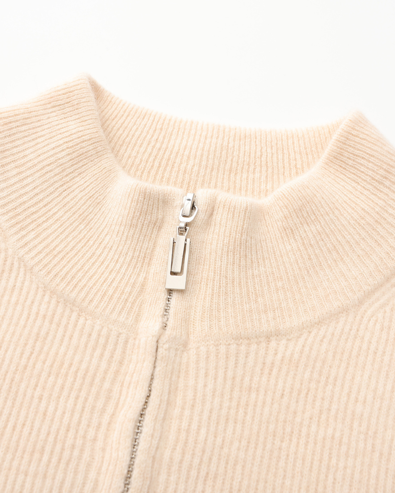 Cashmere Zip Vest