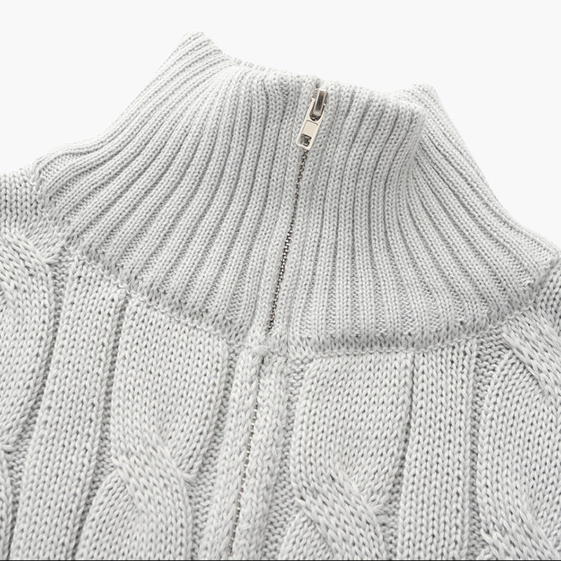 Knit Half Zip Sweater