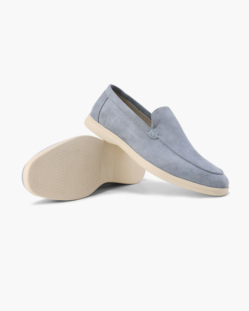 Low Suede Loafers