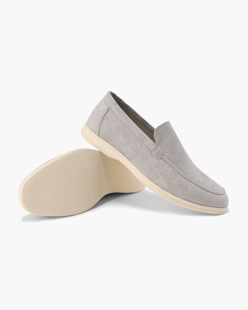 Low Suede Loafers