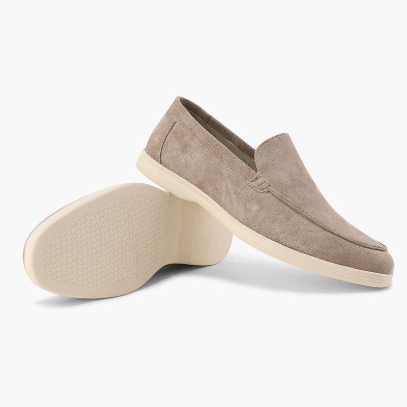 Low Suede Loafers