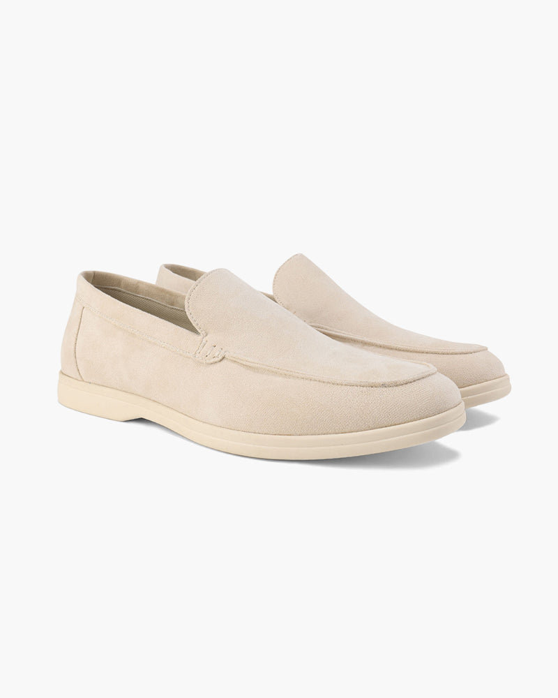 Low Suede Loafers