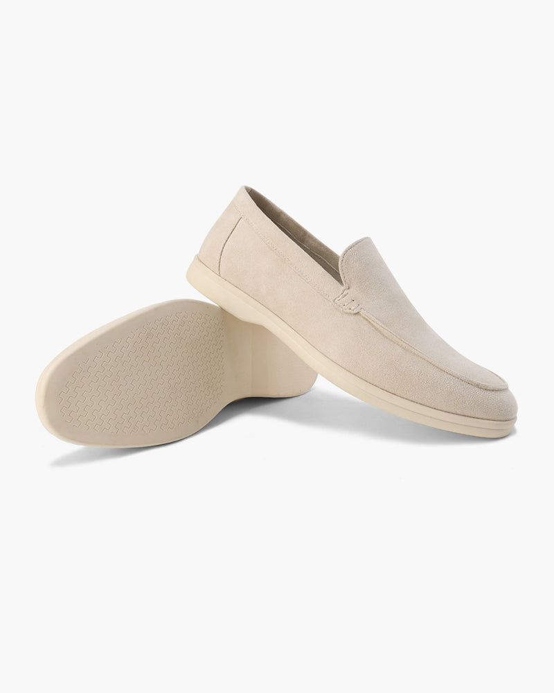 Low Suede Loafers