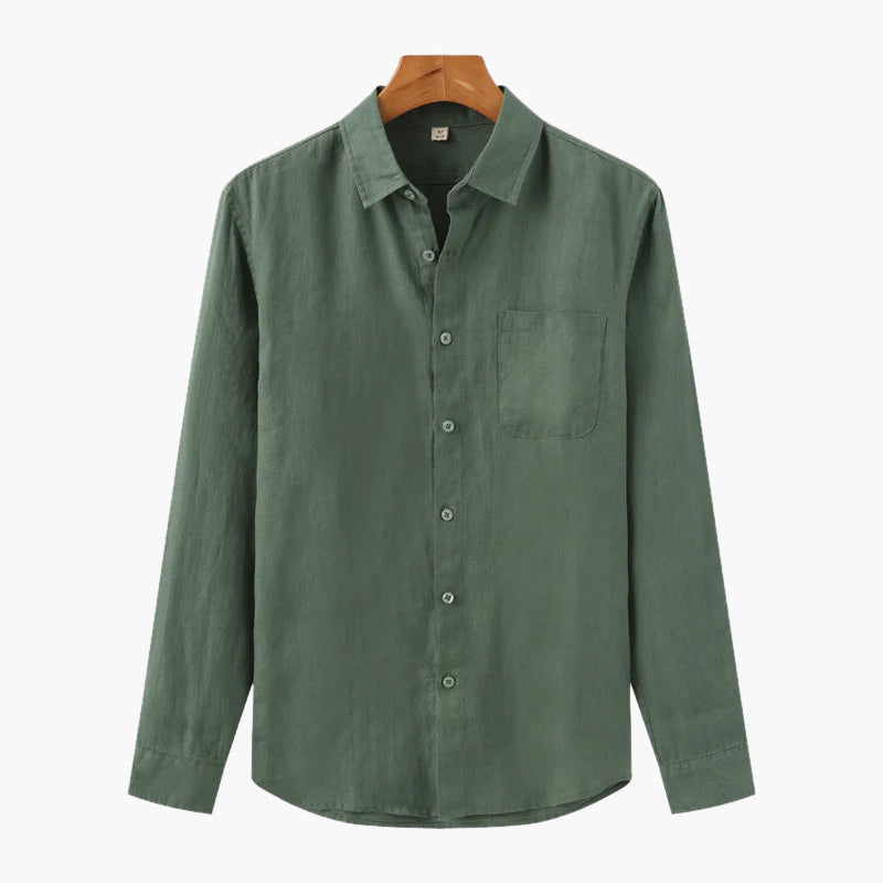 Men's Classic Linen Shirt