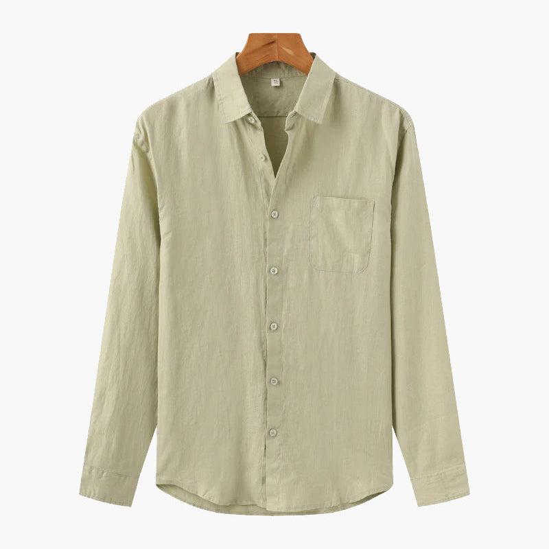 Men's Classic Linen Shirt