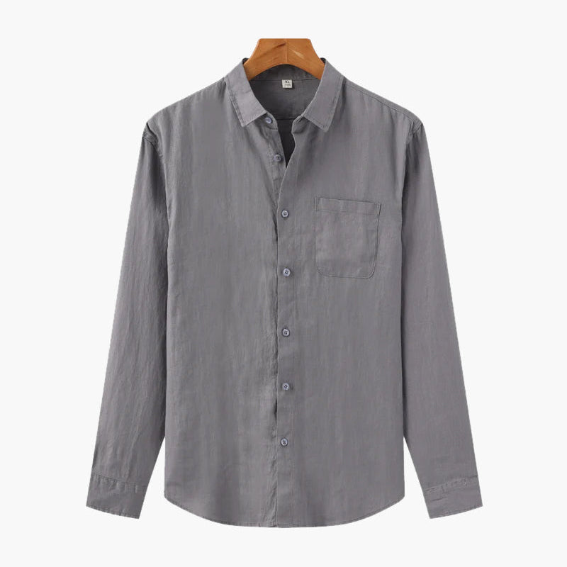 Men's Classic Linen Shirt