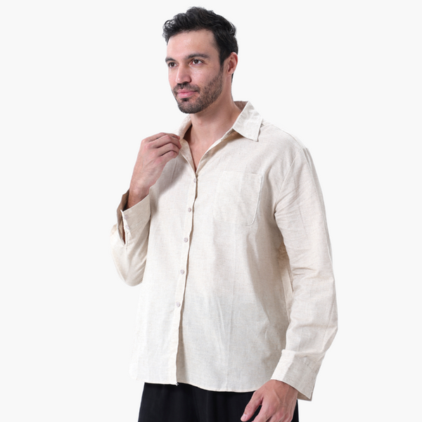 Men's Classic Linen Shirt