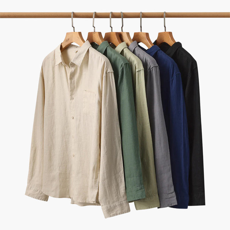 Men's Classic Linen Shirt