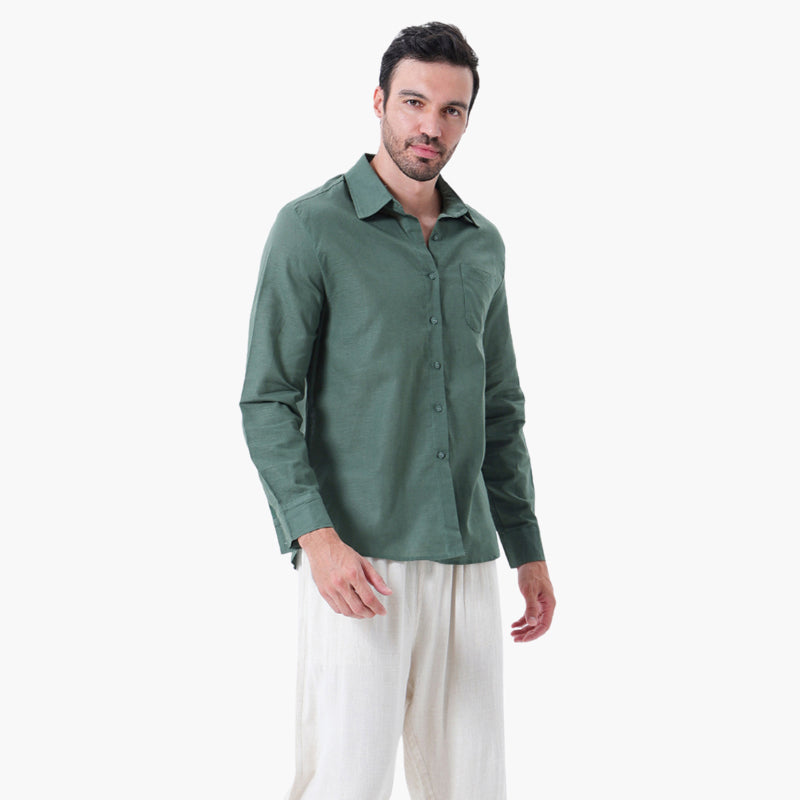 Men's Classic Linen Shirt