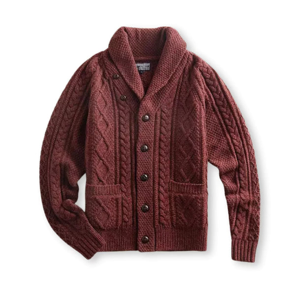 Men's Shawl-Collar Cardigan