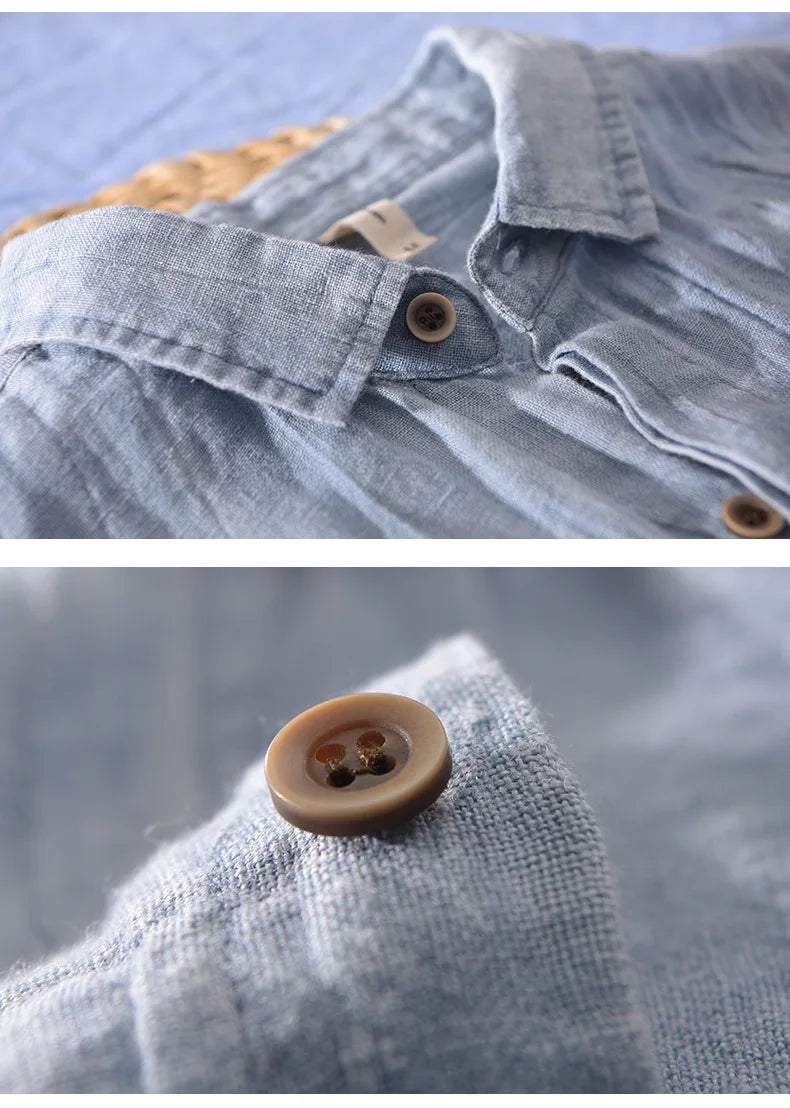 Classic Linen Button Shirt