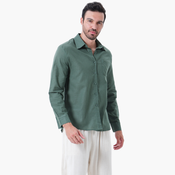 T-shirt And Trousers Linen Combo