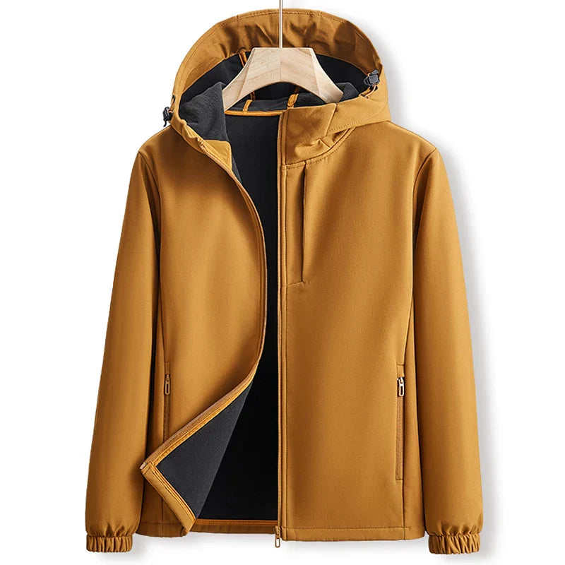 Zip Hooded Bomber Jacket